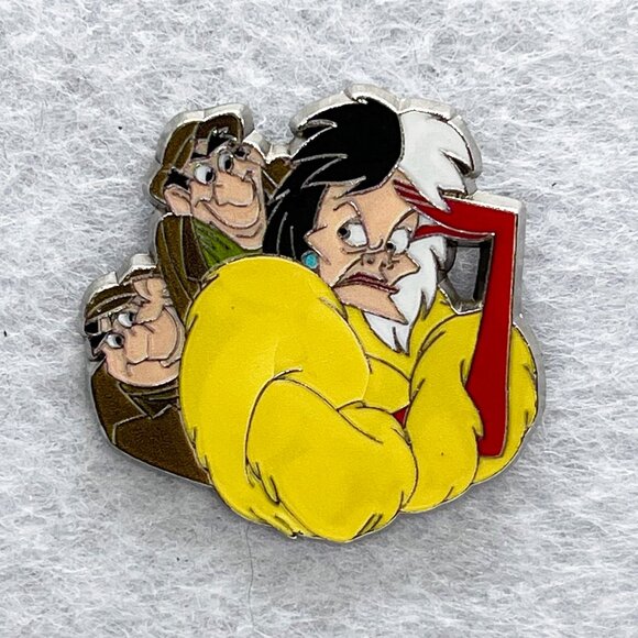 🔮 5/$25 Disney 101 Dalmatians Cruella De Vil,‎ Horace, and Jasper Pin - Picture 1 of 2